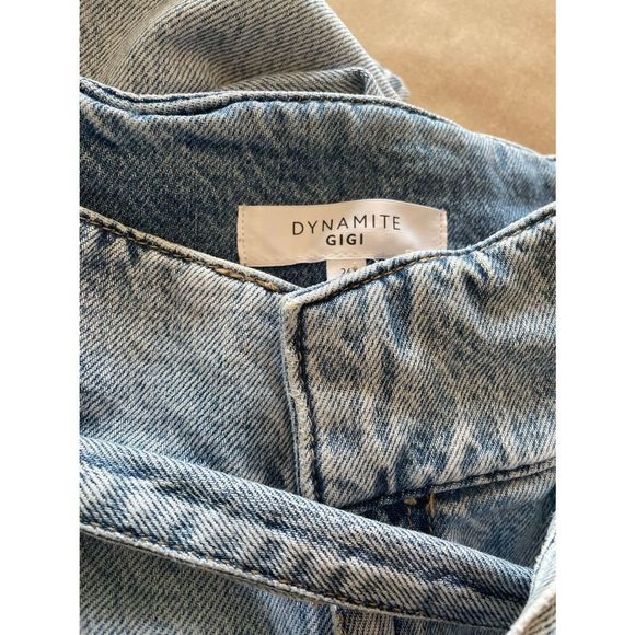 π Paper Bag Waist Mom Jeans - Picture 6 of 12